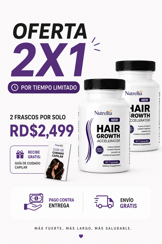 Vitaminas para el crecimiento del cabello