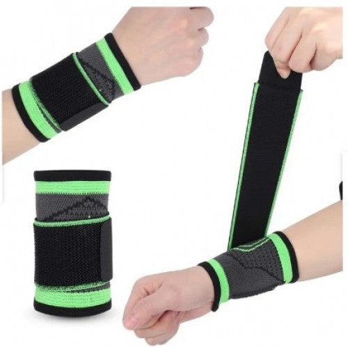 Kit de Muñequera deportiva + Grip ajustable